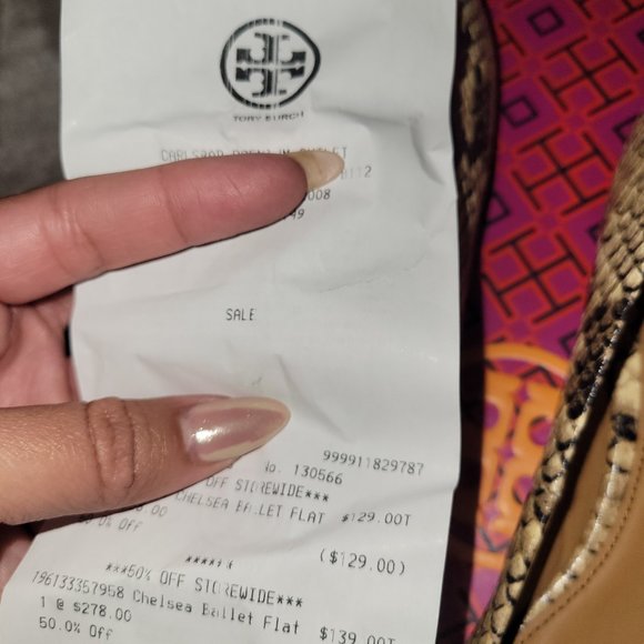 Tory Burch Chelsea Ballet Flat - Picture 7 of 8